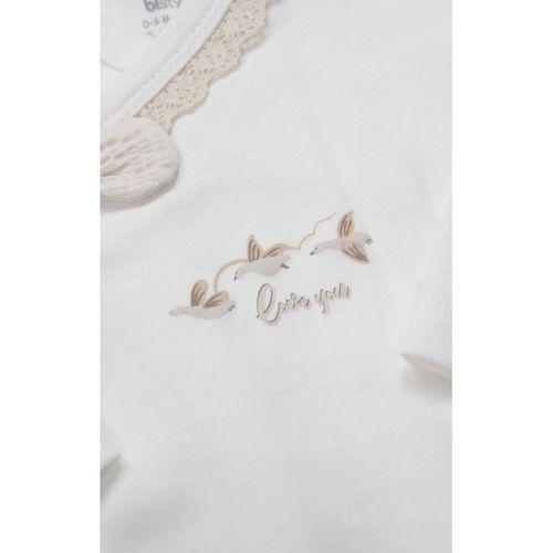 Bistyle 5li Hastane Çıkışı Love You Smile 12115 Ekru