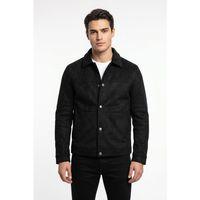 Erkek Siyah Regular Fit Mevsimlik Süet Spor Mont BGL-ST05437