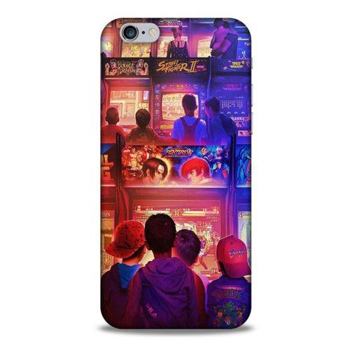 Retro (33) Desen Hybrid Kılıf Renkli Apple Iphone 6S Kılıf