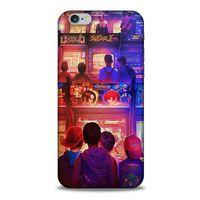 Retro (33) Desen Hybrid Kılıf Renkli Apple Iphone 6S Kılıf
