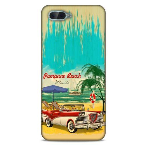 Retro (16) Desen Kalın Kılıf Renkli Oppo Rx17 Neo Kılıf