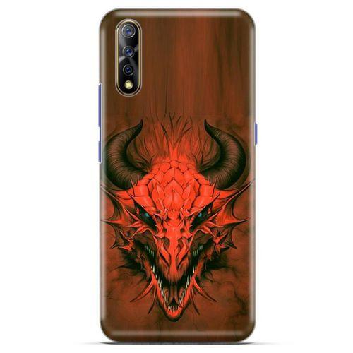 Casper Via F3 Kılıf Dragons (14) Lansman Kılıf Kırmızı Boynuzlu Ejderha