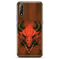 Casper Via F3 Kılıf Dragons (14) Lansman Kılıf Kırmızı Boynuzlu Ejderha