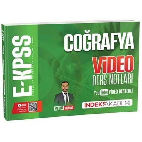2026 EKPSS Coğrafya Video Ders Notları İndeks Akademi