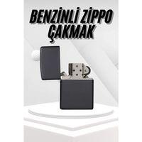 Hediyelik Zarif Siyah Benzinli Çakmak