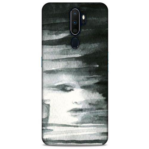 Oppo A5 2020 Kılıf Depresyon (13) Silikon Kap Mor Turuncu