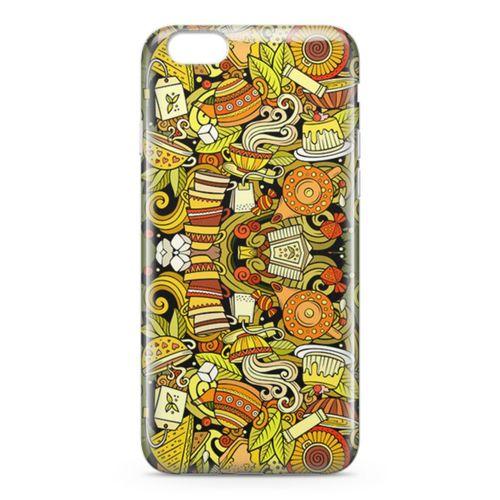 Apple iPhone 6 6s Kılıf Çay Çeşitleri Arka Kapak Koruma Desenli Full Koruyucu