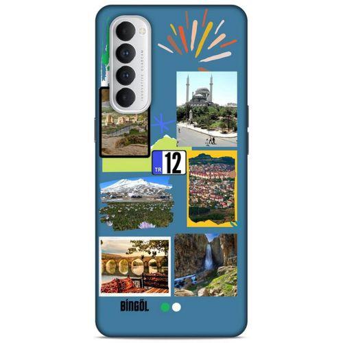 Lopard Oppo Reno 4 Pro Uyumlu Kılıf Şehirli ※ (12) Bingöl Koruyucu Silikon
