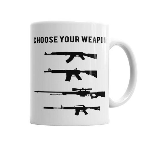 Cs Go Counter Strike  Choose Your Weapon Kupa Bardak Porselen
