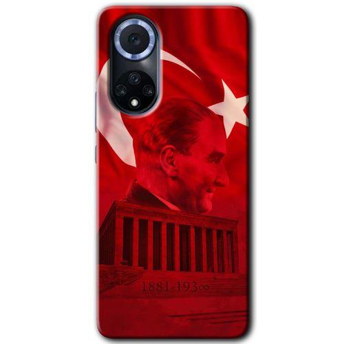 Huawei Nova 9 Kılıf HD Desen Baskılı Arka Kapak - Anıtkabir Atatürk + Kırılmaz Cam
