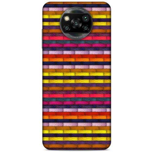 Xiaomi Redmi Poco X3 Kılıf Patchwork (42) Rugged Armor Kılıf Karışık Renkli