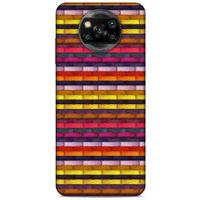 Xiaomi Redmi Poco X3 Kılıf Patchwork (42) Rugged Armor Kılıf Karışık Renkli
