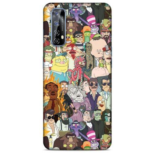 Huawei P Smart 2021 Uyumlu Kılıf Rick And Morty (33) Hybrid Kılıf Killer Rick