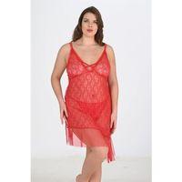 Büyük Beden Kırmızı Gecelik