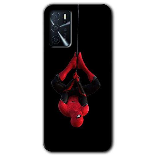 Potkal Hediye Fabrikası Oppo A16 Kılıf HD Desen Baskılı Arka Kapak - Örümcek Adam