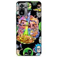 Xiaomi Redmi Note 10S Uyumlu Kılıf Rick And Morty (39) Liquid Crystal Kılıf Shadow Council