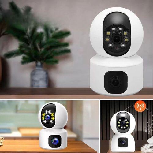 Wifi 360 Panoramik Ampul Kamera Güvenlik Kamerası Çift Wifi 360 Derece Gece Görüşlü