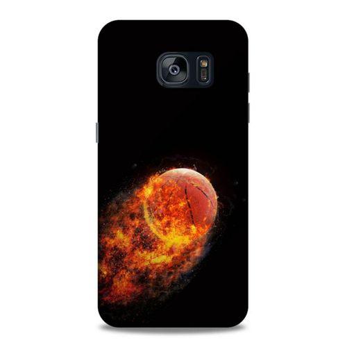 Lopard Samsung Galaxy S7 Edge Uyumlu Kılıf FireX (32) Soft Silikon Kılıf Basketbol Topu