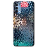 MRCİLETİSİM Oppo Reno 4 Kılıf HD Desen Baskılı Arka Kapak + Temperli Cam - Blur Cam