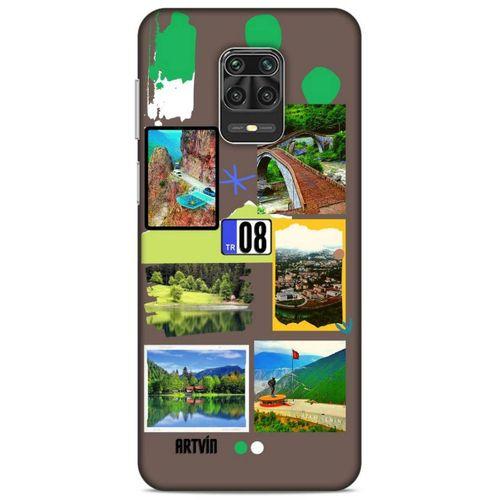 Lopard Xiaomi Redmi Note 9 Pro Uyumlu Kılıf Şehirli ※ (8) Artvin Baskılı Kılıf