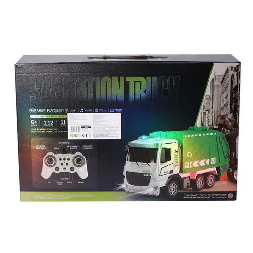 Çocuk HJ8003-1  Metal Kumandalı Çöp Arabası -Gepettoys