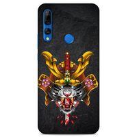 Lopard Huawei Y9 Prime 2019 Uyumlu Kılıf Tattoo's (37) Silicone Cover Siyah