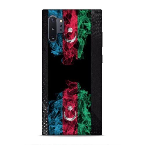 Samsung Galaxy Note 10 Plus Uyumlu Kılıf Azarbaijan (5) Koruma Kabı Azeri Bayrak İllustre