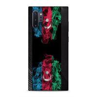 Samsung Galaxy Note 10 Plus Uyumlu Kılıf Azarbaijan (5) Koruma Kabı Azeri Bayrak İllustre