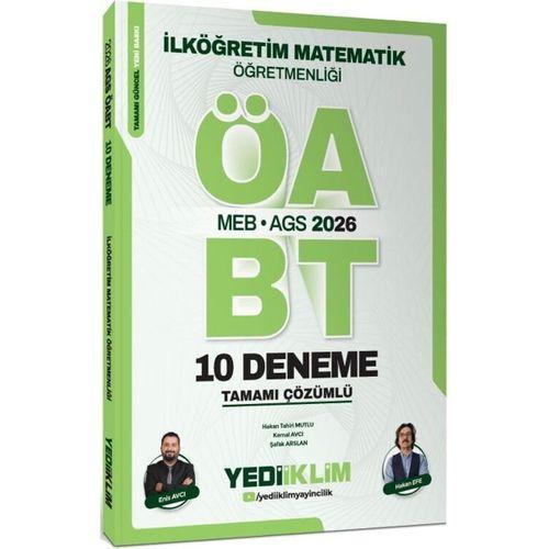 2026 MEB AGS ÖABT İlköğretim Matematik Öğretmenliği Tamamı Çözümlü 10 Deneme Yediiklim