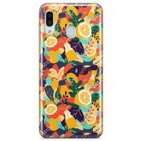 Samsung Galaxy A20 Kılıf C Vitamini Arka Kapak Koruma Desenli Full Koruyucu