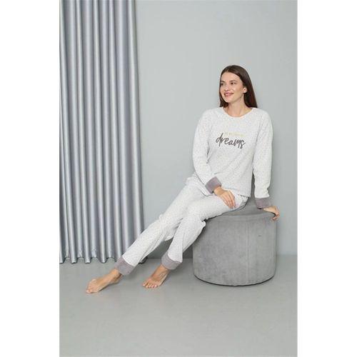 Polar Kadın Pijama Takımı Ekru