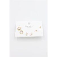 Çoklu Set Küpe - Altın