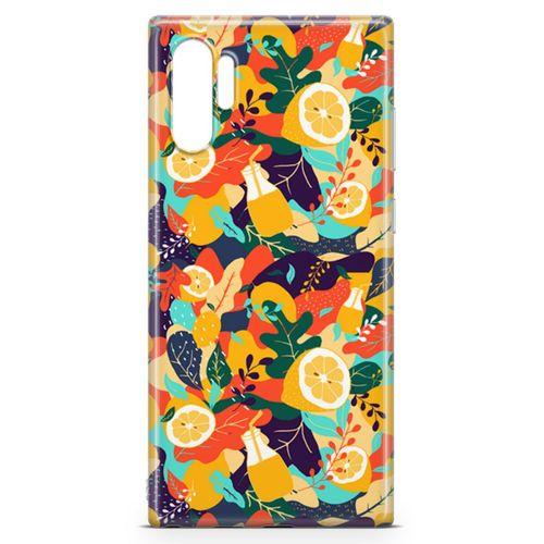 Samsung Galaxy Note 10 Plus Kılıf C Vitamini Arka Kapak Koruma Desenli Full Koruyucu