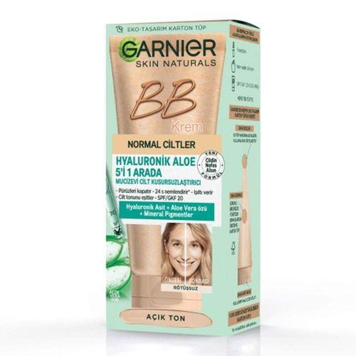 Garnier Bb Krem Hyaluronic Aloe All-ın -1 SPF 25  Cilt Krem Açık Ton LGHT  Mineral pigments