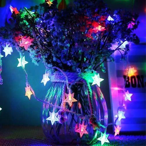 VIP PROFESYONEL 50 METRE RENKLİ YILDIZ LED IŞIK ULTRA PARLAK LED IŞIK YILBAŞI AĞACI IŞIĞI MODLU 220V