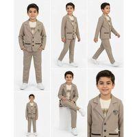 2-9 Yaş Jagger Kumaş 3 Parça Çocuk Takımı