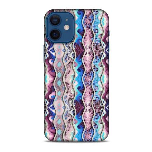 Apple iPhone 12 Mini Kılıf Baskılı Özel Seri Taşlı (31) TPU Kılıf