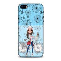 Sokak Modası 90 Apple Iphone 5S Kılıf Desenli Silikon