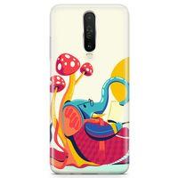 Xiaomi Redmi K30 Kılıf Entel Fil Arka Kapak Koruma Desenli Full Koruyucu