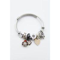 Uğur Böceği Charmlı Bilezik - Siyah