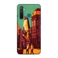 Realme 5 Pro Uyumlu Kılıf Azarbaijan (44) Tough Armor Kılıf Bakü Çizim