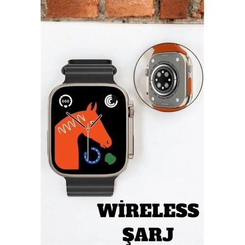 Uyku Ve Nabız Takipli, Wireless Şarjlı Akıllı Saat Android Ve İos Uyumlu