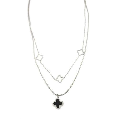 Vc Yonca Kolye - Gümüş