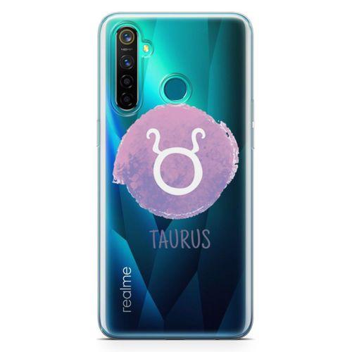 Oppo Realme 5 Pro Kılıf Burçlar Boğa Arka Kapak Koruma Desenli Full Koruyucu