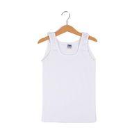 Kız Çocuk Çocuk Ribana Mat Biyeli Geniş Askılı 6 Lı Atlet Berrak-2519