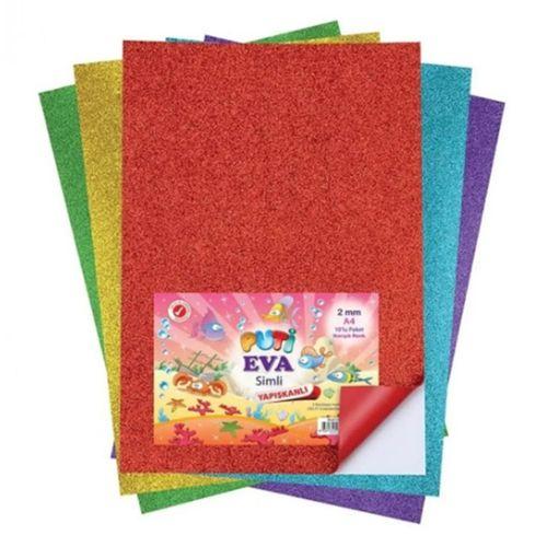 Simli Eva Yapışkanlı A4 10Lu