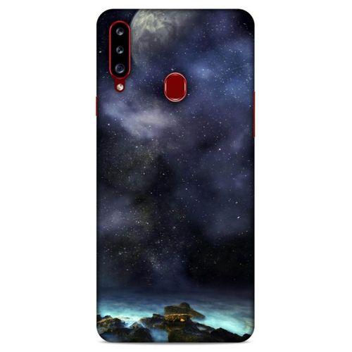 Lopard Samsung Galaxy A20s Uyumlu Kılıf Gece'S (15) Antişok Kılıf Ay Işığında