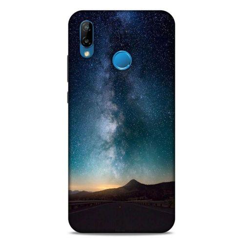 Lopard Huawei P20 Lite Uyumlu Kılıf Gece'S (22) Tam Koruma Kılıfı Yeşil Beyaz