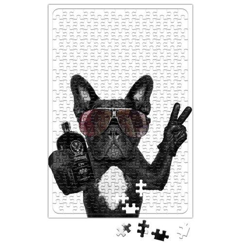 Bulldog Pug Köpek Puzzle 240 Parça Yapboz