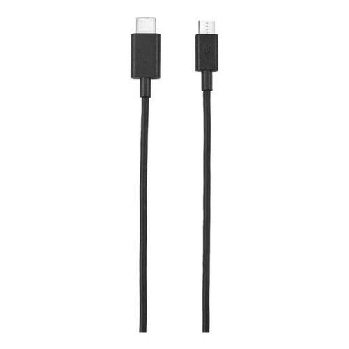 Trust 21316 USB2.0 Micro USB-Type C Şarj Kablosu Siyah 1m